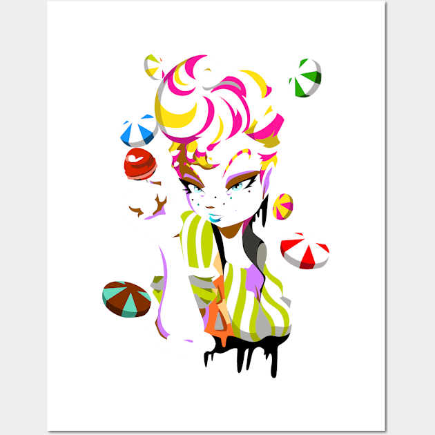 Candy Wall Art by DripDripPlop